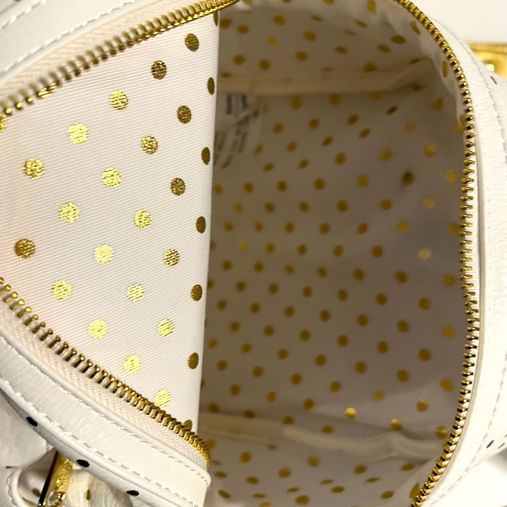 Loungefly White and Gold Backpack - Picture 5 of 5